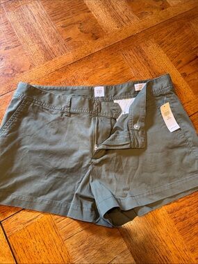 GAP Olive Green Chino Bermuda Shorts